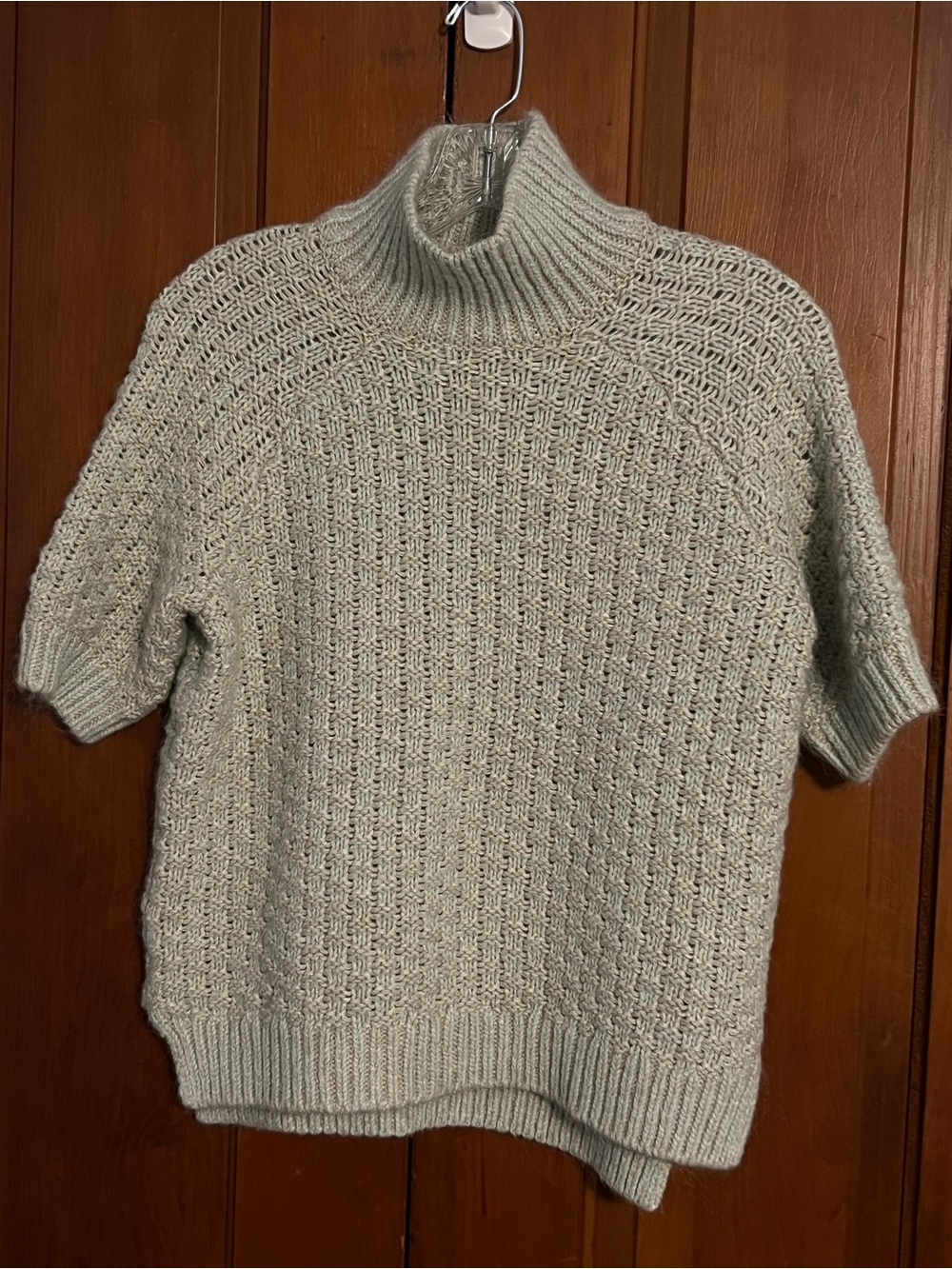 Victorias Secret Short Sleeve Mohair Wool Alpaca Blend Sweater Size Small